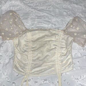 Altar’d state daisy crop top